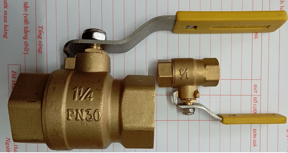 Van bi gas tay gạt Miha 6 Giới thiệu van bi gas tay gạt Miha