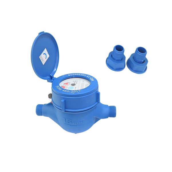 Đồng hồ nước thân nhựa nối ren