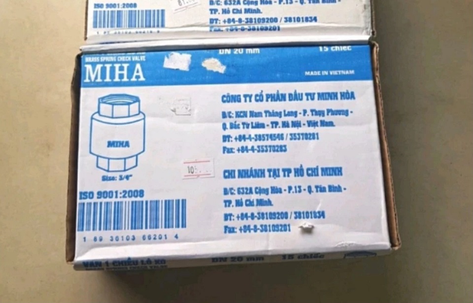 van 1 chiều lò xo miha