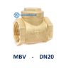 Van 1 chieu dong la lat MBV PN10 DN20