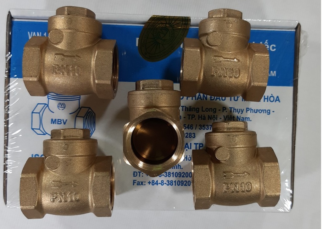 Giới thiệu van 1 chiều đồng lá lật MBV PN10 - DN50 Phi 60