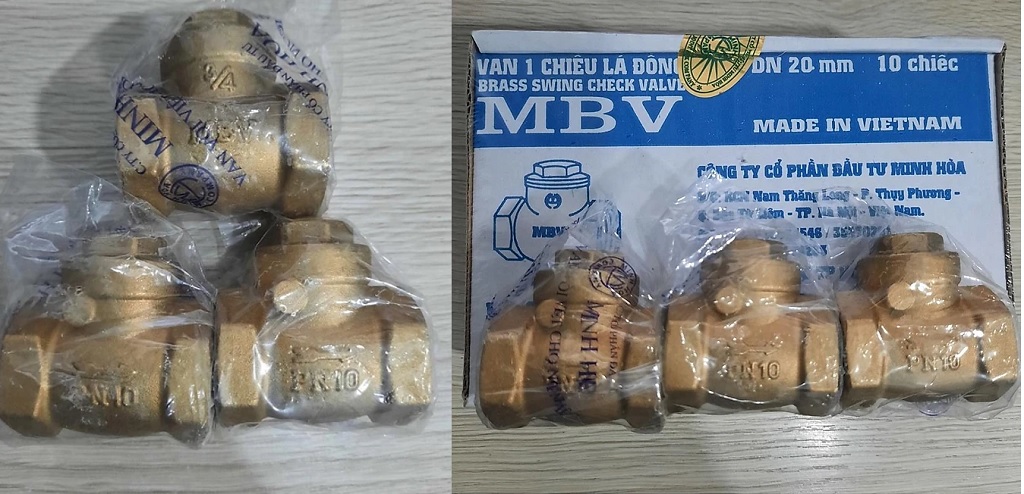 Giới thiệu van 1 chiều đồng lá lật MBV PN10 - DN80 Phi 90