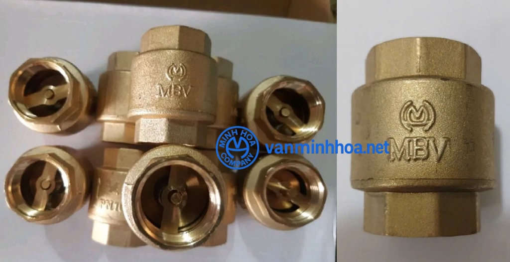 Giới thiệu van 1 chiều đồng lò xo MBV PN10 - DN32