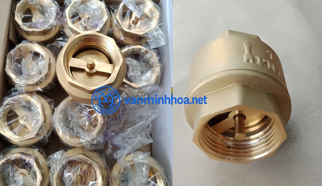 Giới thiệu van 1 chiều lò xo đồng Miha PN16 - DN40 Phi 49