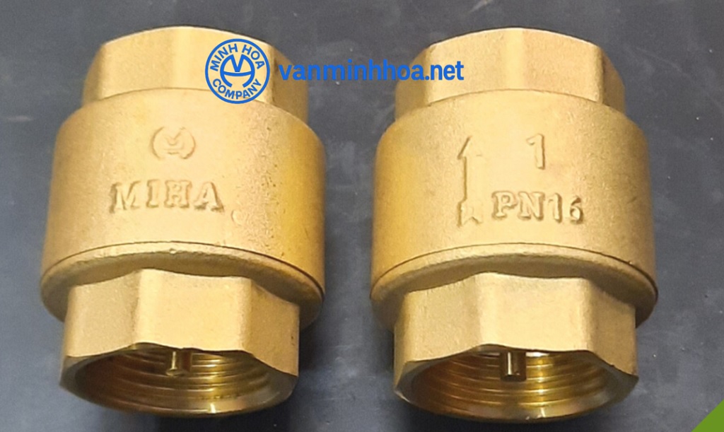 Giới thiệu van 1 chiều lò xo đồng Miha PN16 - DN80 Phi 90