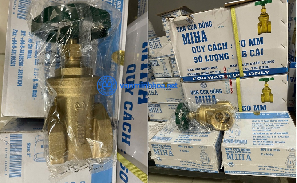 Giới thiệu van cửa đồng MIHA - Phi 49