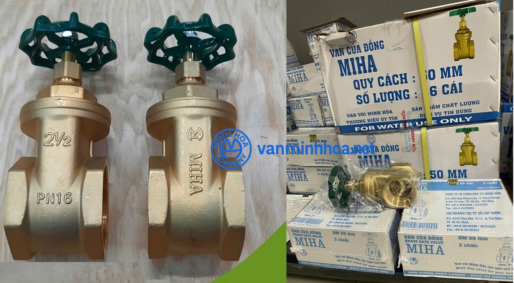 Giới thiệu van cửa đồng MIHA - Phi 76