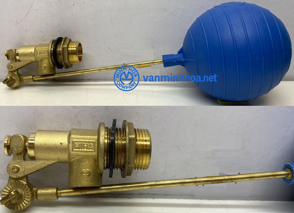 Van phao đồng Miha - DN15 Phi 21