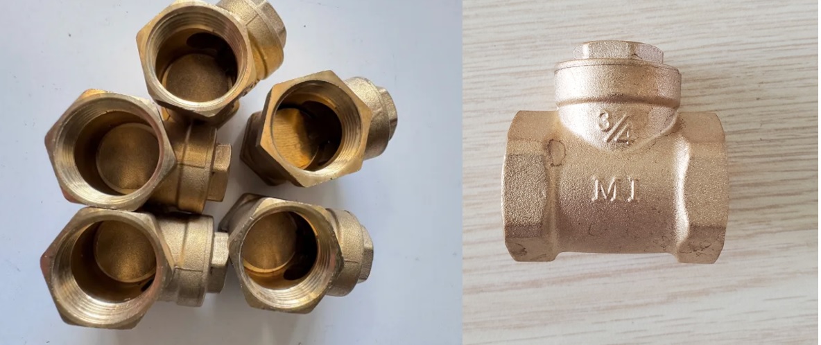 Van 1 chiều đồng lá lật MI PN10 - DN20 Phi27