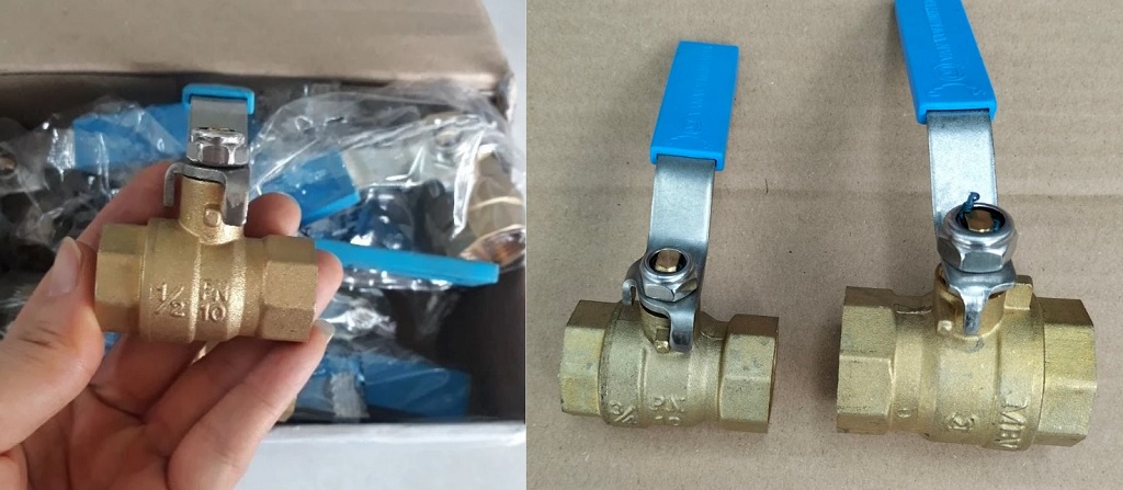 Van bi đồng tay gạt MBV - DN32 Phi42 sẵn hàng