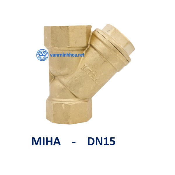 Y lọc đồng Miha PN 16- DN15 Phi 21