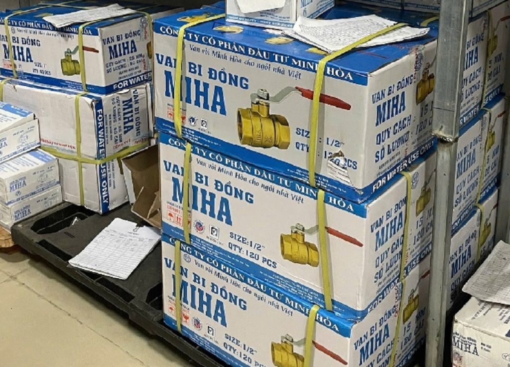 Van bi đồng tay gạt minh hòa