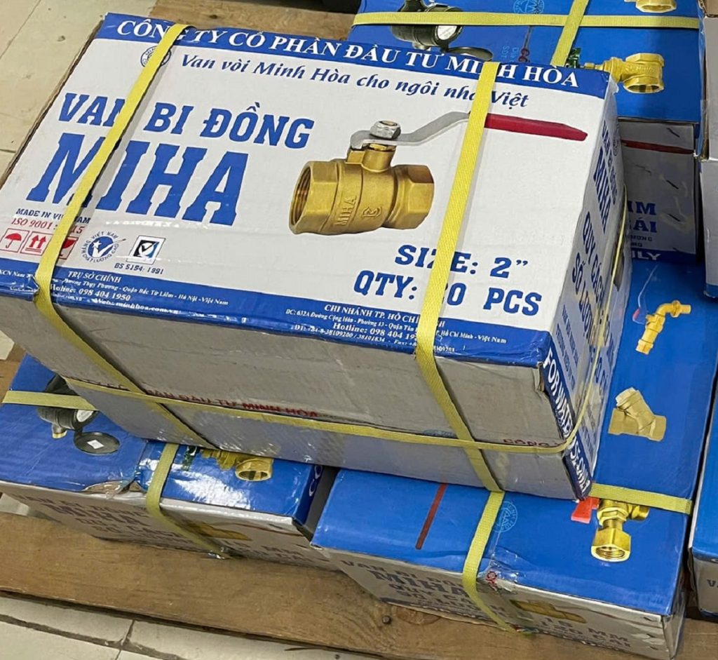 Van bi đồng tay gạt minh hòa
