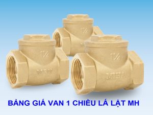 Bảng giá van 1 chiều lá lật minh hòa