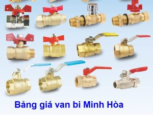Bảng giá van bi Minh Hòa