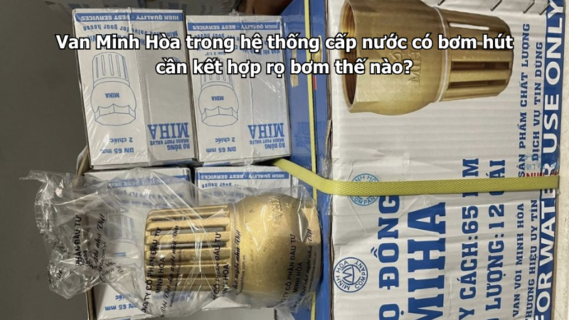 Van Minh Hòa trong hệ thống cấp nước có bơm hút cần kết hợp rọ bơm thế nào? 1 van minh hòa trong hệ thống cấp nước có bơm hút cần kết hợp rọ bơm thế nào?