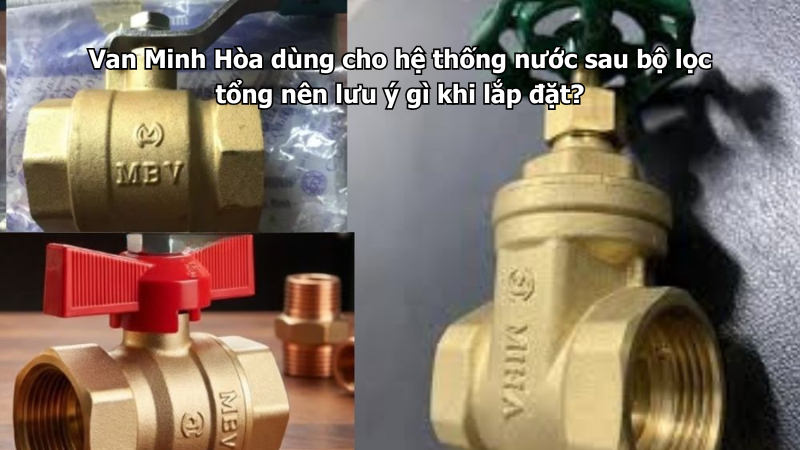 Van Minh Hòa dùng cho hệ thống nước sau bộ lọc tổng nên lưu ý gì khi lắp đặt? 1 van minh hòa dùng cho hệ thống nước sau bộ lọc tổng nên lưu ý gì khi lắp đặt?