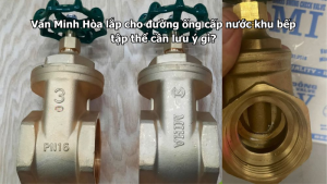 van minh hòa lắp cho đường ống cấp nước khu bếp tập thể cần lưu ý gì?